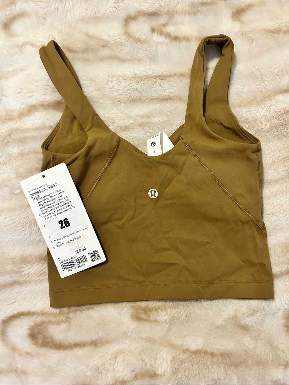 Lululemon Align Tank NWT Size 0 - Picture 2 of 4